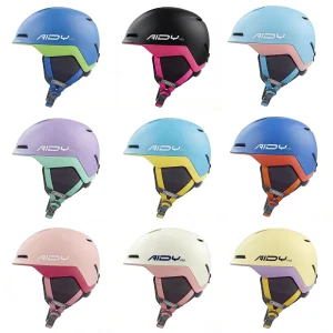 OEM CE EN1077 Kids Ski Helmet Snowboard Helmet Adult Skiing Snowboard Dual PC Shell and EPS Sport Safety Protective Helmet