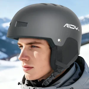 OEM Custom Ski Helmet ASTM F2040 EN1077 ABS Shell for Kids and Adults Snowboarding