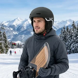 OEM Factory Skiing Helmets Safety CE En1077 Approved Snowboard Helmet Winter Snow Sport Helmet for Kids Children Youth Adults