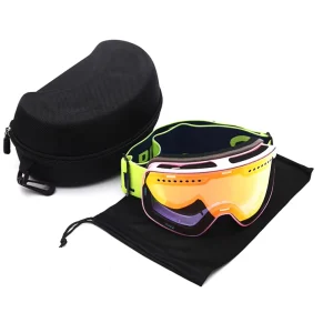 OEM Full Rim Frame Casual Color UV Protection Anti Fog Adult Winter Safety Sports Ski Goggles