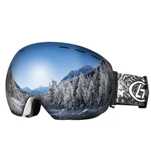 OEM Logo Anti Fog Men Womens Protection Snowboard Custom Snow Goggles Magnetic Ski Goggles