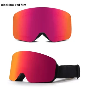 OEM ODM Cylindrical Ski Goggles with REVO Double-Layer Anti-Fog UV Protection and Myopia HX16