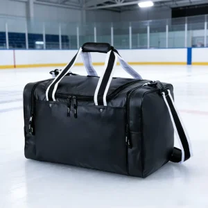 OEM Private Label 50 70L Ice Hockey Carrier Duffel Bag Custom Logo Waterproof Zipper Closure Manufacturer Low MOQ