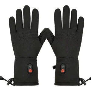 OEM Thin Heated Gloves With Battery 3 Temperature Touch Screen Waterproof Thermal Ski Gloves for Winter Snowboarding Cycling