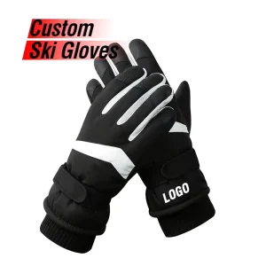 OEM Waterproof Winter Thermal Insulated Snowboarding Gloves with Touchscreen Fingers Cold Weather Ski Snow Gloves