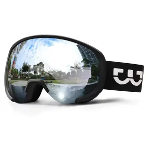 OEM Windproof Ski Goggles UV400 Protection Snowboard Skiing Glasses Polarized Anti-Fog Lens Snow Eyewear Custom