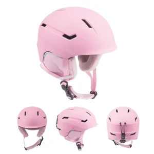 One-Piece Dual Sport Ski Snowboard Helmet CE EN 1077 Certified PC EPS Material Anti-Fog Visor Unisex Model MX-78 Winter