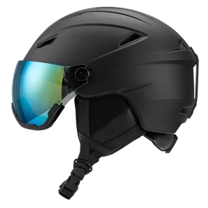 One-Piece High-Density Ski Helmet CE EN 1077 Certified Snowboard Helmet with Lens for Women and Men
