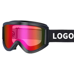 Optical Factory Custom Full-Rim Snowboard Goggles Anti-Fog Cylindrical UV Goggles for Adults
