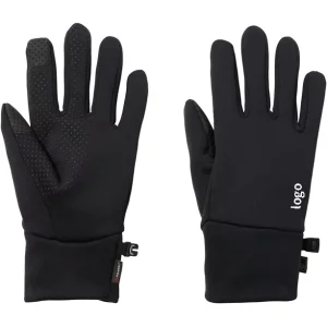 Outdoor Sports Waterproof Polyester Plush Winter Gloves for Kids, Wrist-Length, Touchscreen