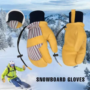 Outdoor Sports Waterproof Thinsulate Skin Snowboarding Gloves Light Weight Winter Warm Ski Gloves
