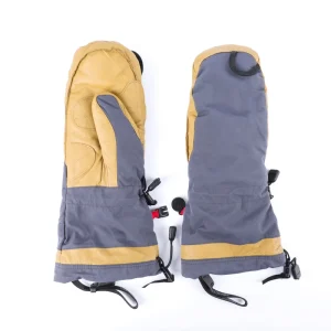 Outdoor Sports Windproof Waterproof Gloves Custom Logo Mitten Polar Fleece Snowboard Goat Skin Fabric Ski Gloves