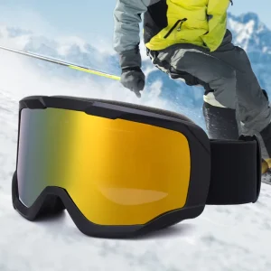 Oversize Cylindrical Lens Snowmobile Glasses Custom Outdoor Anti Fog Skiing Goggles