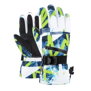 PAIDES Skiing Gloves Touch Screen Winter Outdoor Plush Anti freeze and Cold Resistant Sports Gloves Windproof for Man and Women