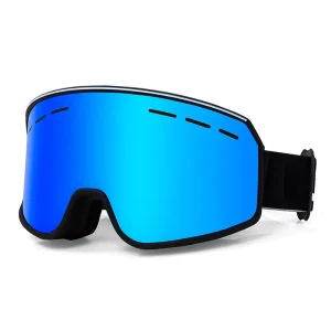 PC Frame Ski Goggles Polarized Mirrored Lens UV400 Anti-Fog Snowboard Safety Eyewear