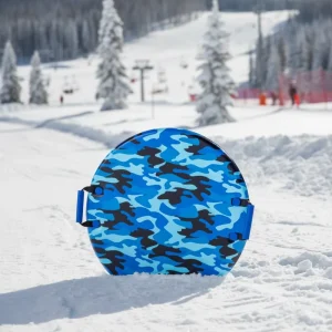PE Core Snow Sled for Ages 6 Plus with Easy-Grip Handles, 110 lb Capacity, 26-Inch