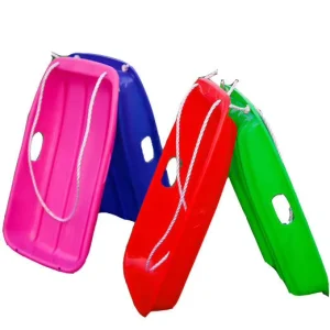 PE Plastic Snow Sled for Kids and Adults, Snow and Sand Sliding