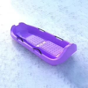 PE Snow Sled for Kids with Lightweight Durable Sliding Board