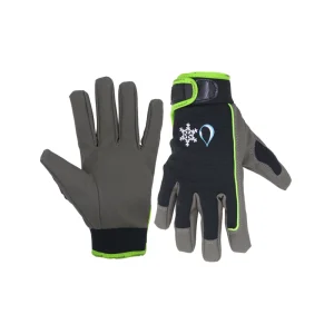 PRI PU Fabric Winter Gloves Waterproof Best Ski Racing Gloves Sports Outdoor Rain and Windproof Gloves