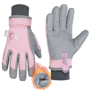 PRI Women’s Ski Gloves Hot Selling Anti Slip Silicone Outdoor Gloves 3M d Insulation Windproof Safety Gloves