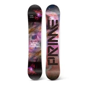 PRIME Freestyle Wood & Fiberglass Snowboard Set for Men Beginner All Mountain & Park Winter All Seasons Snowboarding Equipment
