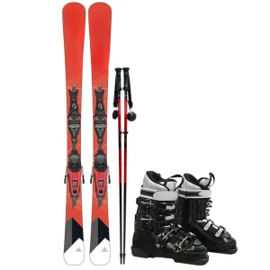 PRONEO Factory Direct Customized Design Winter Sport Equipment Set Personalized Ski Bindings Boots Wood Construction