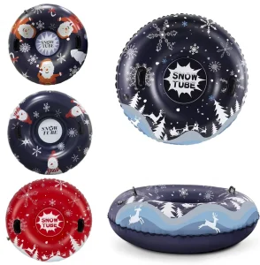PVC Inflatable Ski Ring, Thickened, Round, Cold-Resistant