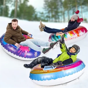 PVC Inflatable Snow Tube for Children, Winter Sports