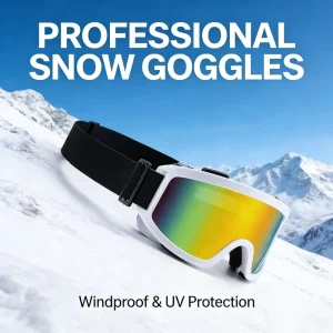 PVC Windproof Impact-Resistant Ski and Cycling Protective Glasses