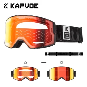 Photochromic Magnetic-Lens Snow Sports Goggles for Men and Women