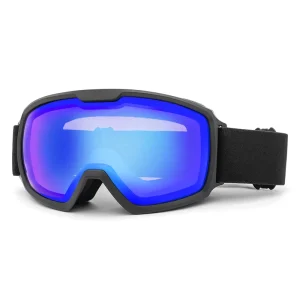 Photochromic Mirror Ski Goggles with Custom Strap Anti Fog Bling Design High Elastic Fit for Winter Sports Protection
