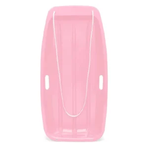 Plastic Snow Sled Board with Tow Rope for Kids and Adults