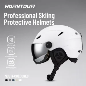 Platinum Ski Helmet with UV Goggles and ABS Shell