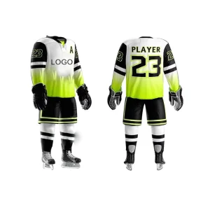 Polyester Hockey Jersey Sublimated Custom Men’s Hockey Equipment