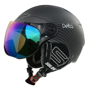 Popular Adjustable Ski Helmet with Visor CE Certified for Outdoor Sports & Skiing