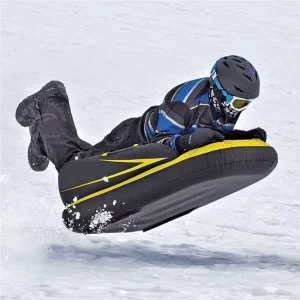 Popular Plastic Inflatable Snow Sledge Tube Inflatable Snow Sled for Sale