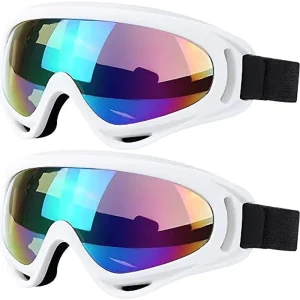 Portable Anti-Fog UV Protection Waterproof Ski Snowboard Goggles PVC Polyester Men Women Youth