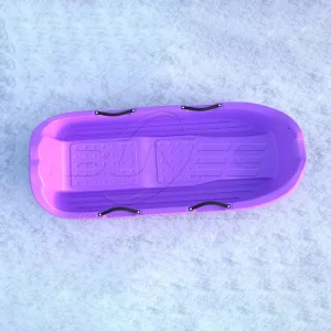 Portable PE Snow Sled, 200kg Load Capacity, Towable, 1-2 Person