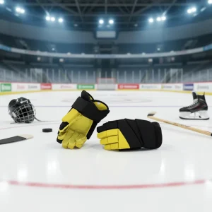 Pro Hockey Gear Supplier 12” 13” 14” Ice Hockey Gloves Customized logo Lacrosse Ball Hockey Gloves with Max protection