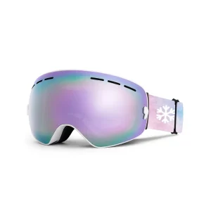 Professional Dual Lens Ski Goggles OTG Design TPU Frame UV Protection Anti Fog Anti Slip Straps for Sports Outdoor Activities