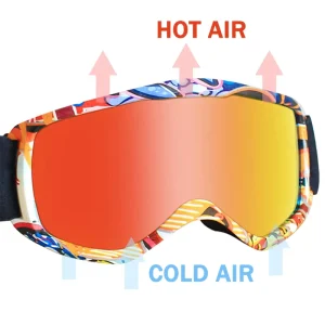 Professional Goggles Winter Sports Snow Ski Equipment Kid Anti fog Jet Ski Goggles Custom logo Goggles