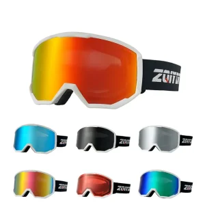 Professional Ski Goggles TPU Full Frame Anti Fog UV400 Wide View Snowboard Snow Sports Goggles for Men Women