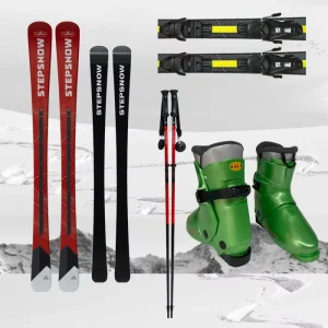 Professional Ski Set Bindings Boots Poles China Factory OEM&ODM