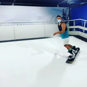 Professional Ski Treadmill Machine Indoor Ski Simulator Endless Ski Slope for Snowboarding