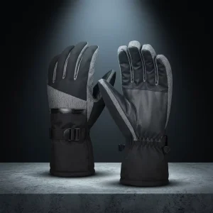 Professional Waterproof Ski Gloves with Impact Protection Thermal Snowboard Gloves for Men Extreme Cold Weather