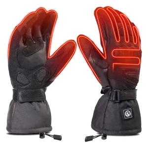 Professional Winter Sports Electric Glove Long Lasting Battery Anti Slip Palm Waterproof Heated Ski Gloves