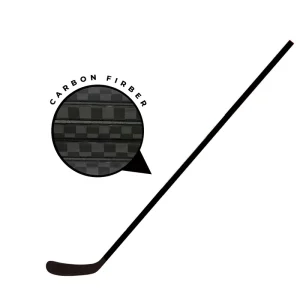 Proto Youth Black Out Ice Hockey Stick 30 Flex Training Equipment