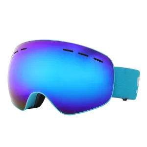 RTS Ski Goggles CE UV400 Protection Mirror Polarized Lens Skiing Snowboard Glasses Anti fog OEM Snow Sports Eyewear Custom Logo
