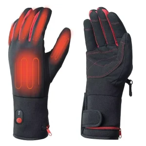 Rechargeable Electric Heated Gloves with 3-Level Temperature Control, Sizes S-XL