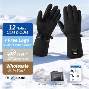 Rechargeable Electric Heated Winter Gloves for Men and Women Motorcycle Skiing Cycling Hunting Camping